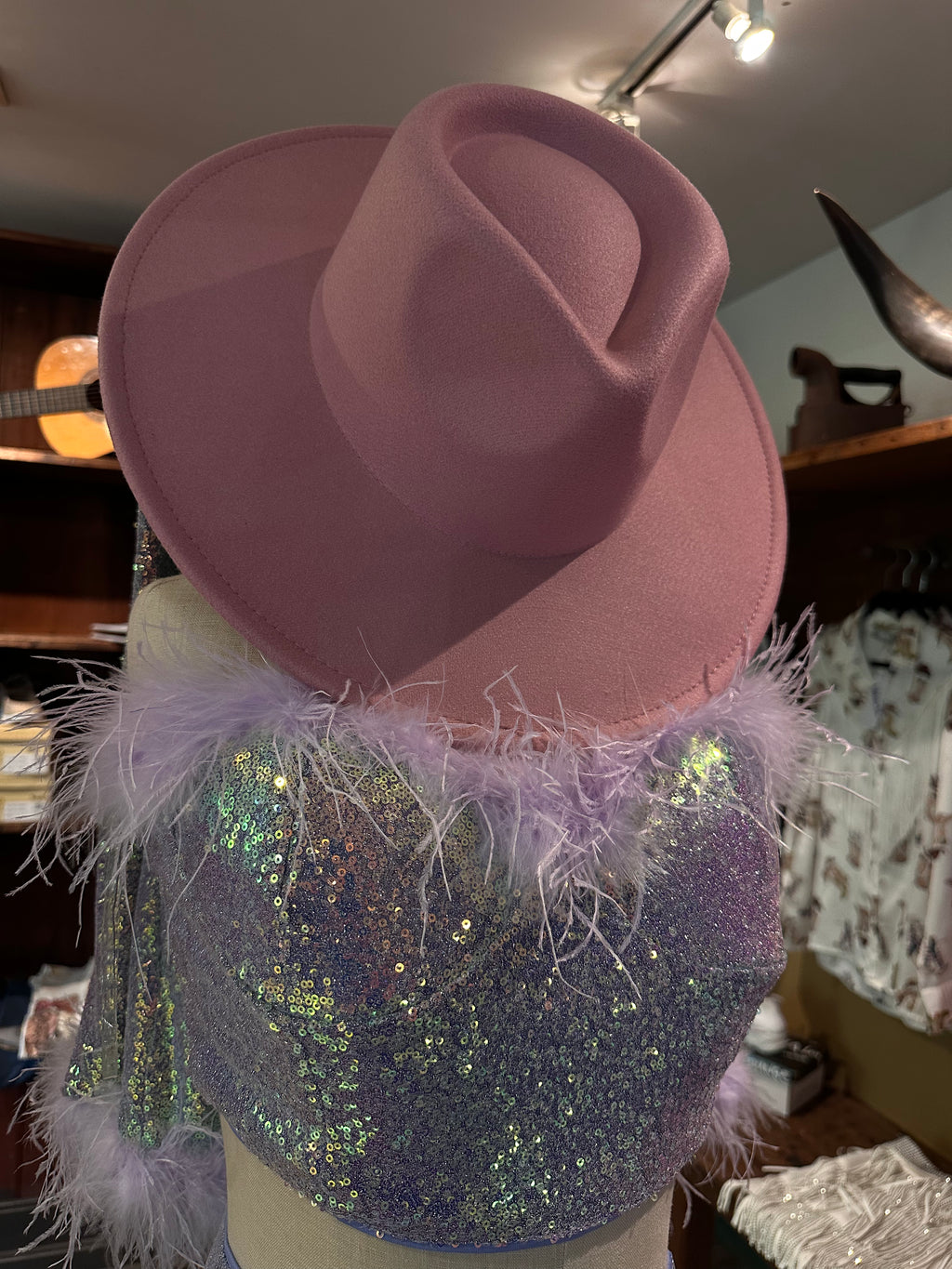 Pink fashion hat